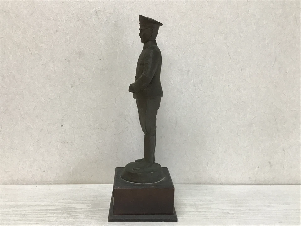 Y2409 ESTATUA Estatuilla Cobre Ejército Oficial Juvenil Militar Japón De Colección Antigua Foto 3 de 4