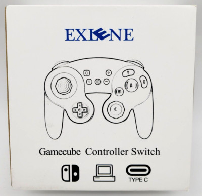 EXLENE Gamecube Controller Switch Wireless - Black - For Nintendo Swicth