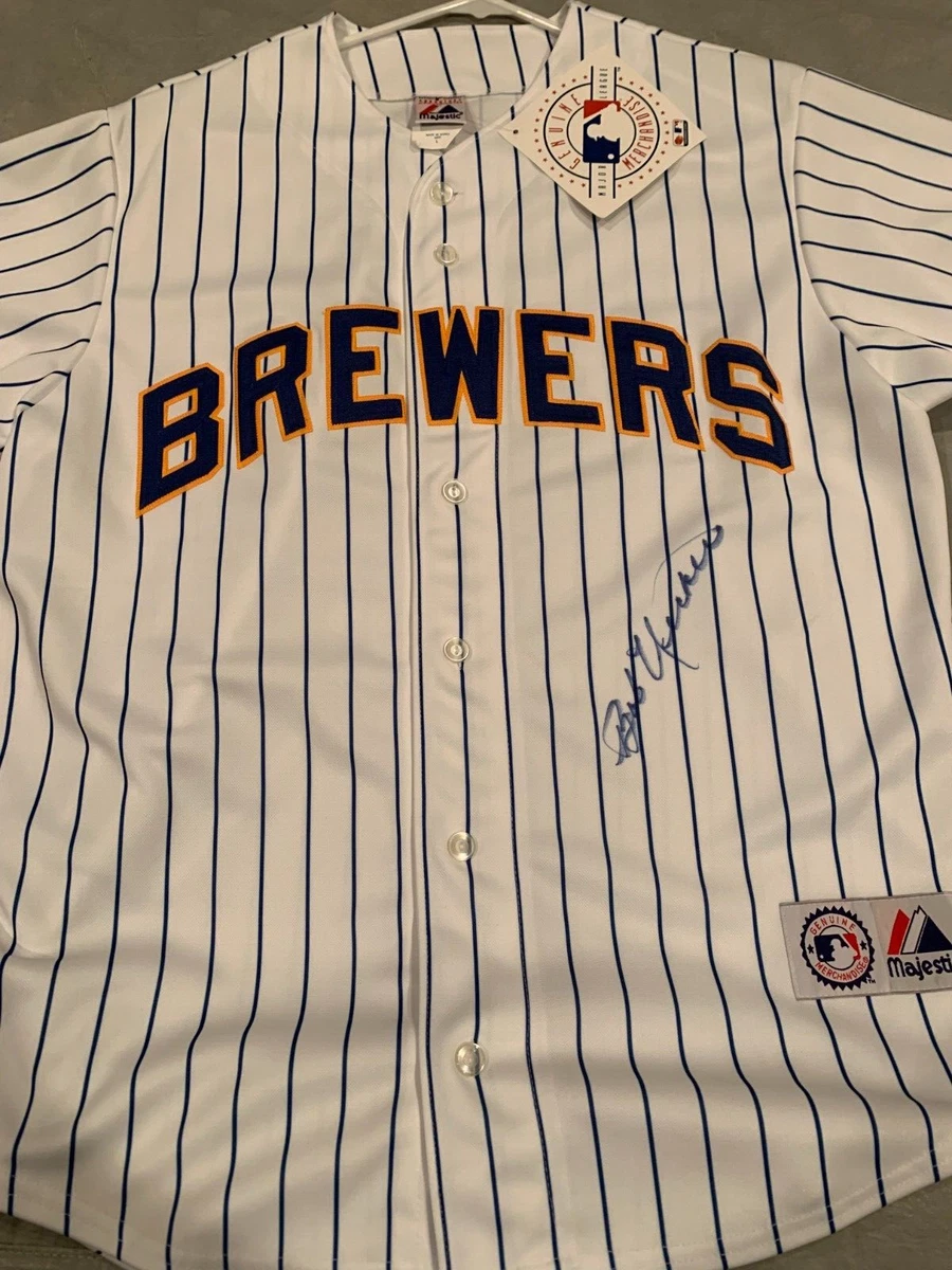 bob uecker brewers jersey