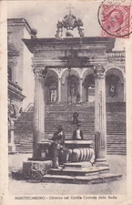 MONTECASSINO - Cisterna nel Cortile Centrale della Badia 1926