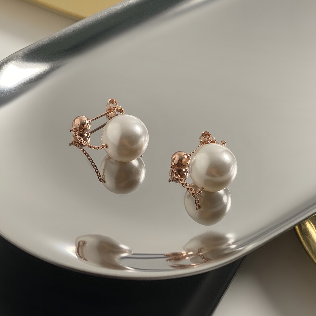[PRIMAUTE] 韓国ドラマザグローリー☆STARRY NIGHT Earrings Korean Drama Earrings The Glory 'Park Yeon-jin' Pearl Drop