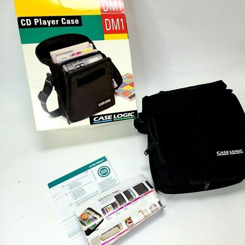 Case Logic DM1 CD Player Tote w/ Carrying Strap VTG Retro 1996 NOP - Picture 6 of 11