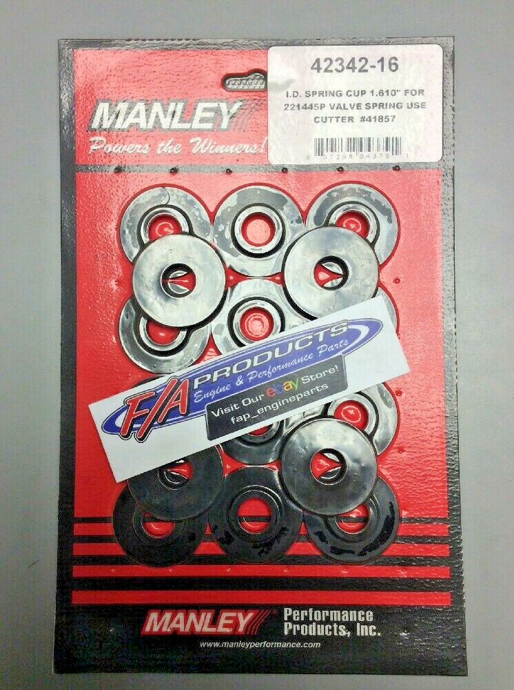 Manley 1.610 Spring Cups - .570 ID Manley 1.610 Spring Cups - .570 ID