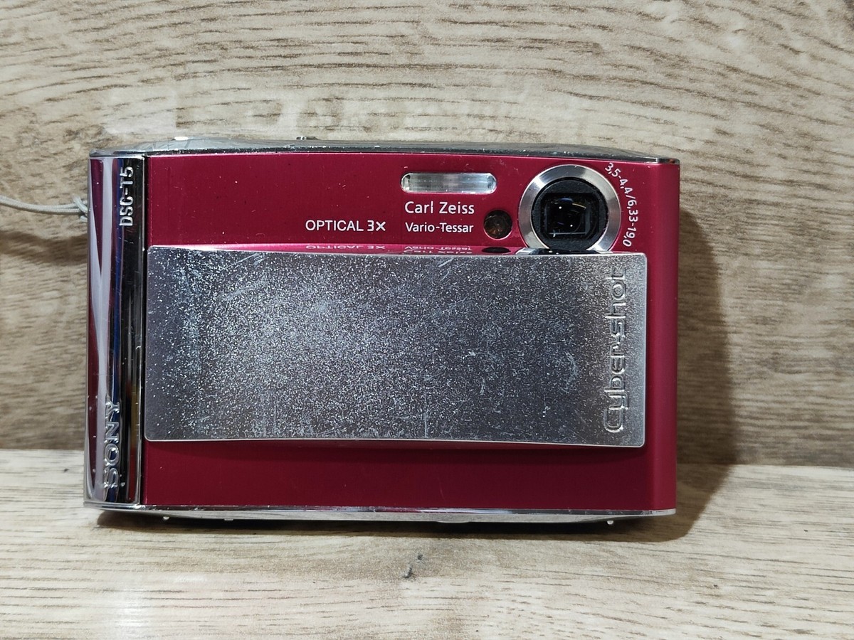 Sony Cyber-shot DSC-T5 5.1MP Digital Camera - Gold for sale Sony Cyber-shot DSC-T5 5.1MP Digital Camera - Gold for sale