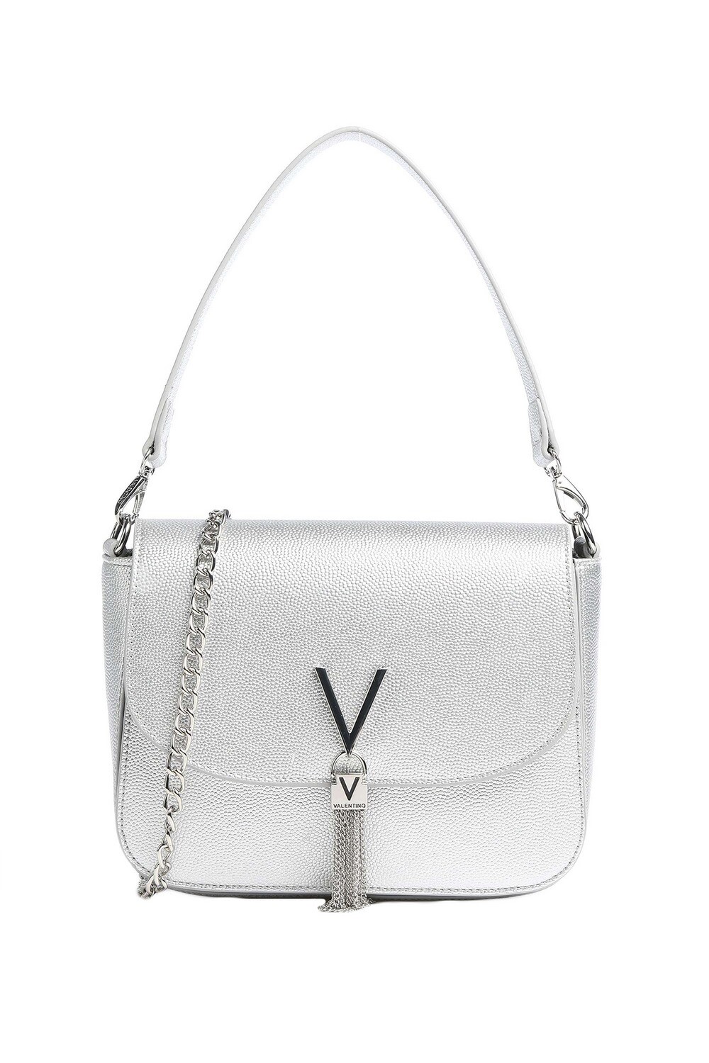 Borsa donna Valentino VBS1R404G Argento