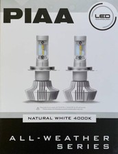 Piaa Led Headlights 9012 New 4000k All Weather Natural White 2 Bulb Kit 24-17592