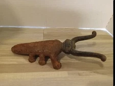 Vintage Cast Iron Beetle Boot Jack Shoe Horn Art Deco Bug Insect.