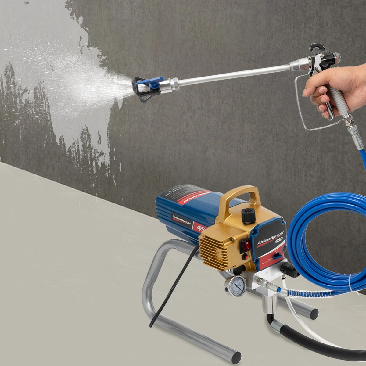 High Pressure 2.2L min Airless Paint Sprayer Machine Spray Gun
