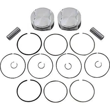 JE Pistons 370251 Flat 4.125" 120ci Big Bore Piston Set Harley M8 17-Up