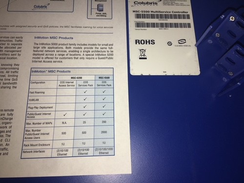 Colubris Networks MSC-5500 MultiService Controller - Bild 3 von 4