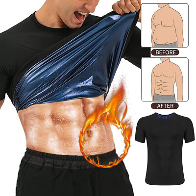 Herren Abnehmen Bauchweggürtel Vest Sauna Taillen Weste Mieder Shaper Korsett