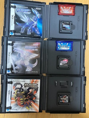 Pokemon Diamond Pearl Platinum Ruby Sapphire Set / Nintendo DS NDS