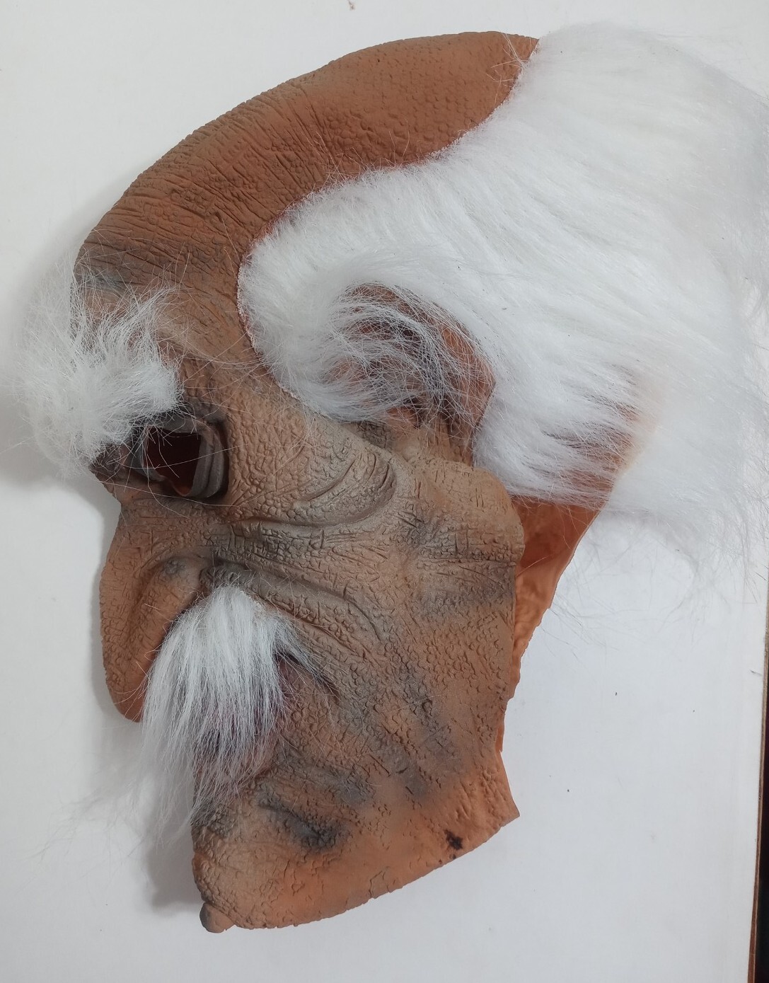 Retro Halloween Old Man Witch Mask Wrinkled Scary Gra… Gem