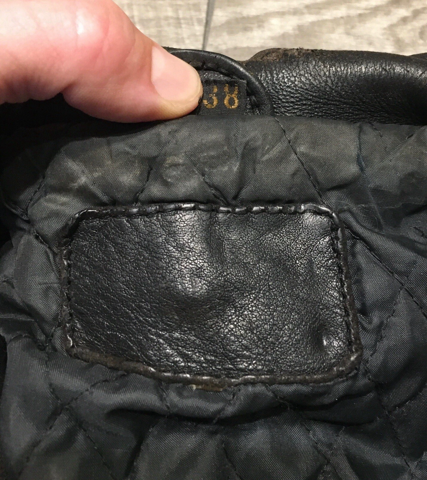 drag-specialties vintage leather motorcycle biker riding coat jacket