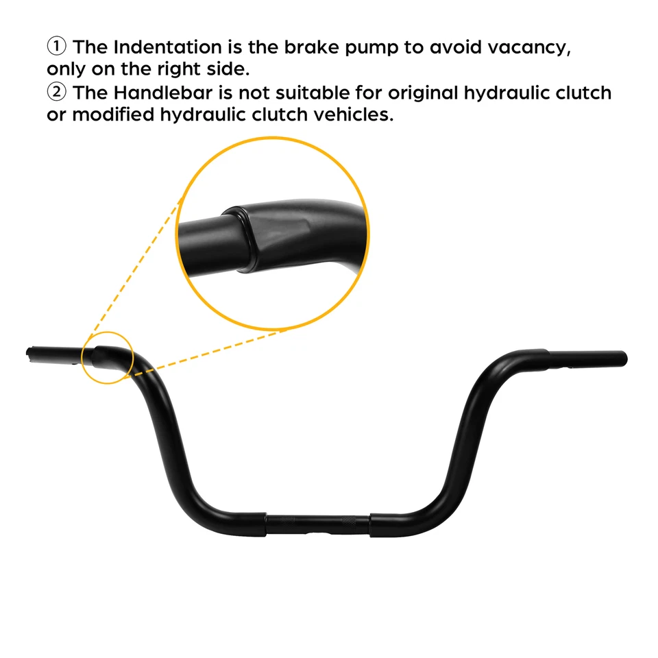 Barra de suspensión Rise Ape de 10" 1-1/4" apta para Harley Sportster XL883 1200 Dyna Foto 4 de 4
