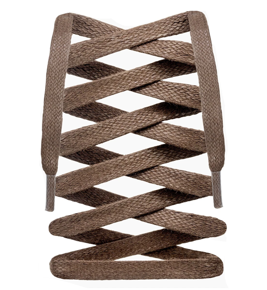Flat waxed cotton laces deals