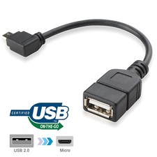 2 PCS Micro USB 2.0 OTG Cable for Samsung S7 S6 Edge S4 S3 LG G4, Android Talbet