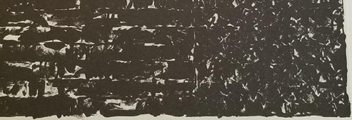 Jasper Johns "Flagge I " montiert s/w Lithographie 1973 Platte signiert - Bild 5 von 5