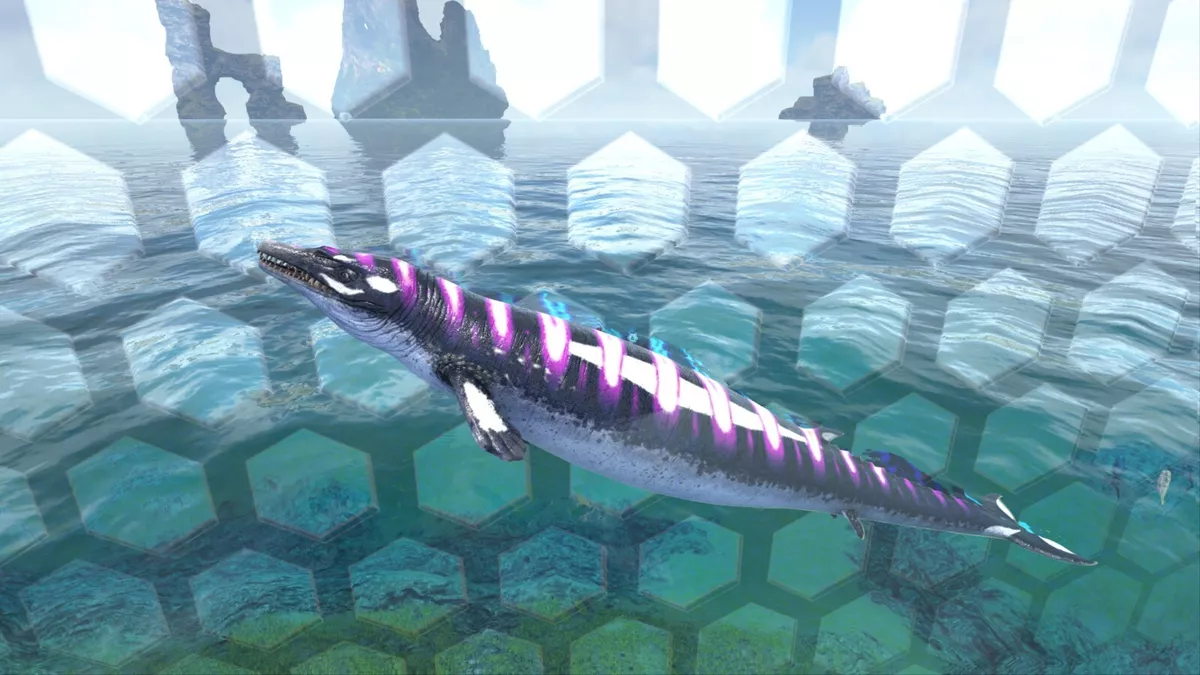 Ark survival Evolved X-Basilosaurus (basilo) Golden 51K HP Top