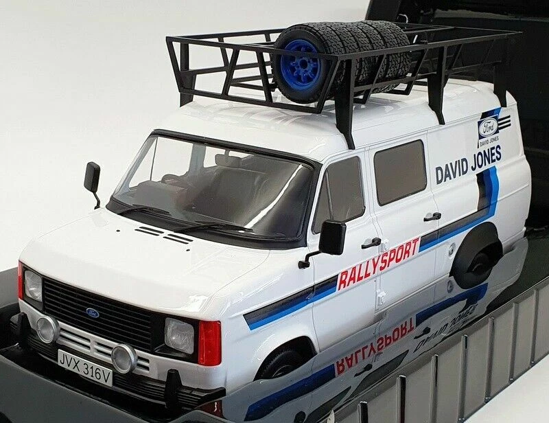 MODELLINO CAMION 1:18 IXO VAN FURGONE FORD TRANSIT MK2 1979 AUTO RALLY DIE CAST - Immagine 3 di 4