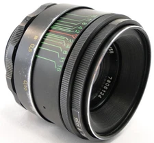 ⭐SERVICED⭐ 1978! HELIOS 44-2 58mm f/2 Lens + Adapt. Micro M 4/3 MFT Mount Camera