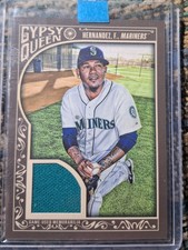 Felix Hernandez 2015 Topps Gypsy Queen Relic Mariners Game Used Memorabilia