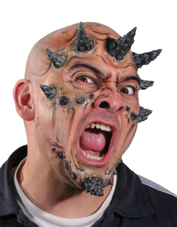 WOOCHIE SPIKED HORNS MUTANT MONSTER LATEX PROSTHETIC COSTUME MAKEUP CSWO339