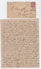 CIVIL WAR LETTER - 28th Wisconsin Vols - Repairing Damaged Bridge Mobile Alabama