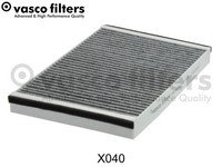 David Vasco Innenraumfilter Vasco Filters X040 Aktivkohlefilter Delphi System