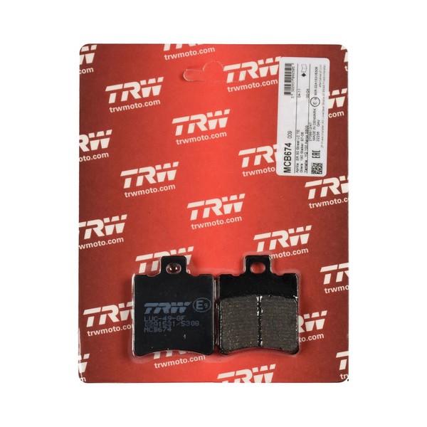 Trw Bremsbelag Organisch (FüR: Benelli Pepe Lx 50 NP000 - 2 Takt 13-16 Vorne )-image