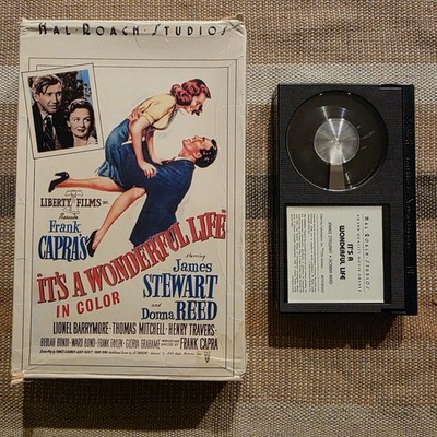 It's a Wonderful Life Betamax BETA NOT VHS 1986 Hal Roach Studios Big Box Color