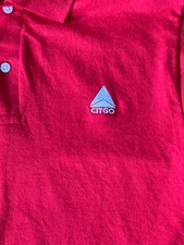 Citgo gasoline gas station Polo uniform embroidered logo Red 2XL XXL NWOT