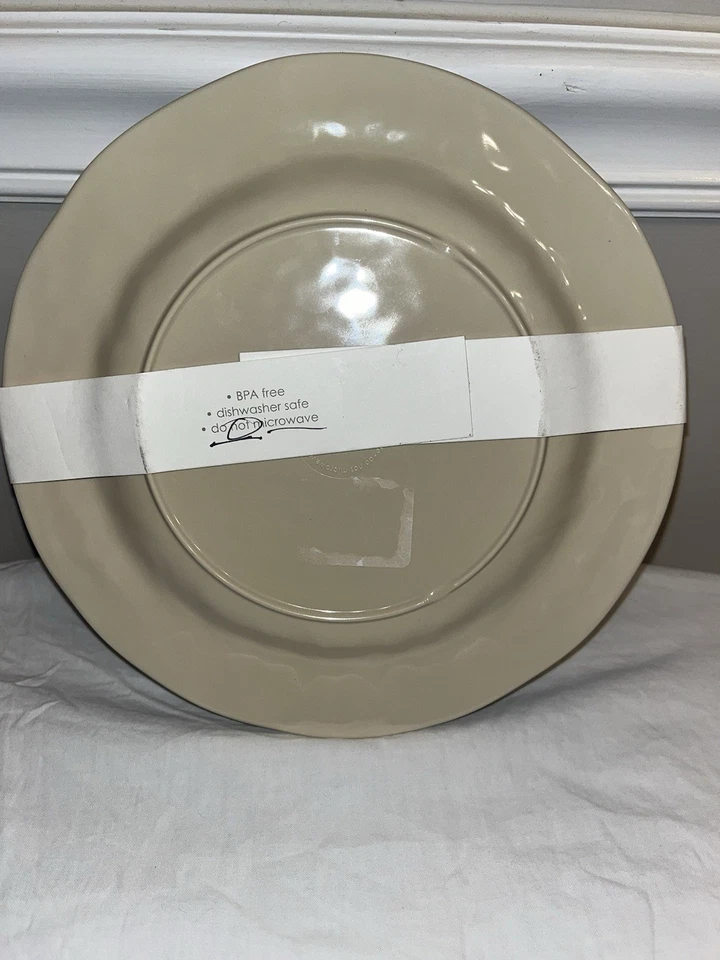 Juego de 8 platos de ensalada de melamina marca TAG IKAT nuevo 9 pulgadas Foto 3 de 4