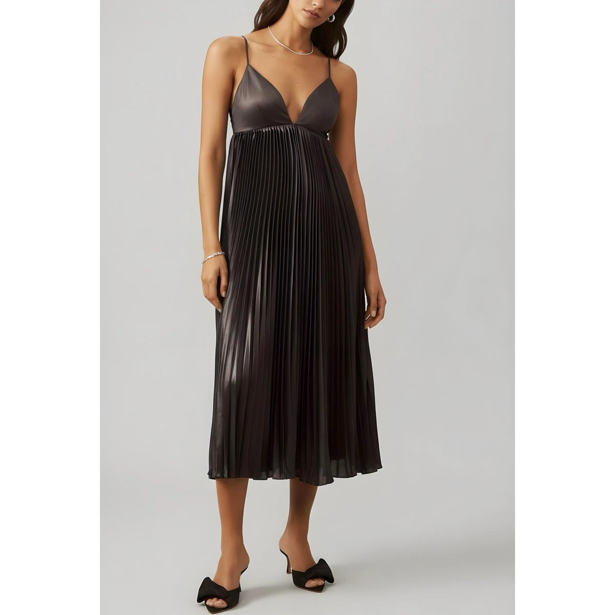 bhldn grey dress BHLDN Beaded Dress w/ Tags