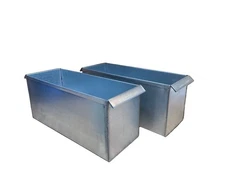 2 FBI Ballistic Mold 16L x 6W x 7H Clear Ballistics Styled Metal BoxCo Free Ship