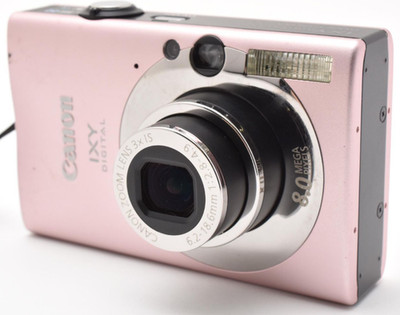 Canon IXY Digital 20 IS Pink 10MP Compact CCD Camera Tested from Japan