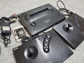NEO GEO AES Console System NEO-0 2 Controllers,memory card Tested Working NTSC-J