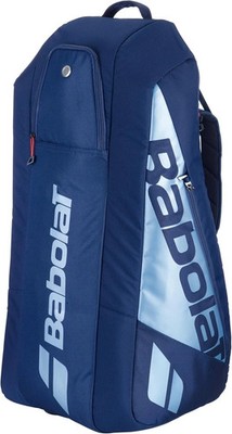 2025 Babolat Pure Drive Racquet Holder 6-Pack 11th Gen Tennis Bag (Navy Blue)