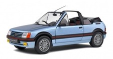 Peugeot 205 GTI Cabrio 1989 Blue 1:18 Scale Diecast Model Car | Solido