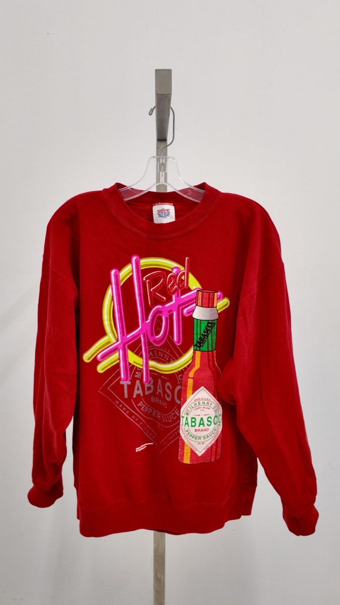 Vintage Tabasco "Red Hot" Pepper Sauce Sweatshirt (Large)