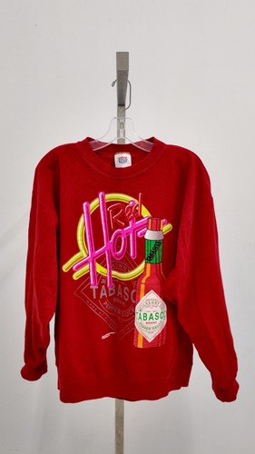 Vintage Tabasco "Red Hot" Pepper Sauce Sweatshirt (Large)
