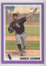 2010 Bowman Chrome Prospects Purple Refractor 564/999 Charlie Leesman #BCP54 0dk