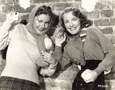 PETULA CLARK JILL CLIFFORD photo argentique originale d'epoque cinema '52