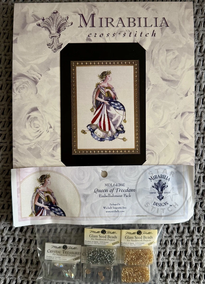 Kit Point De Croix Mirabilia - La Dame Du Drapeau MD-62 - Nora Corbett - Complet NEUF