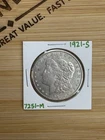 1921-S Morgan Dollar - Uncertified, Circulated-90% Silver - VF - [#7251-M]