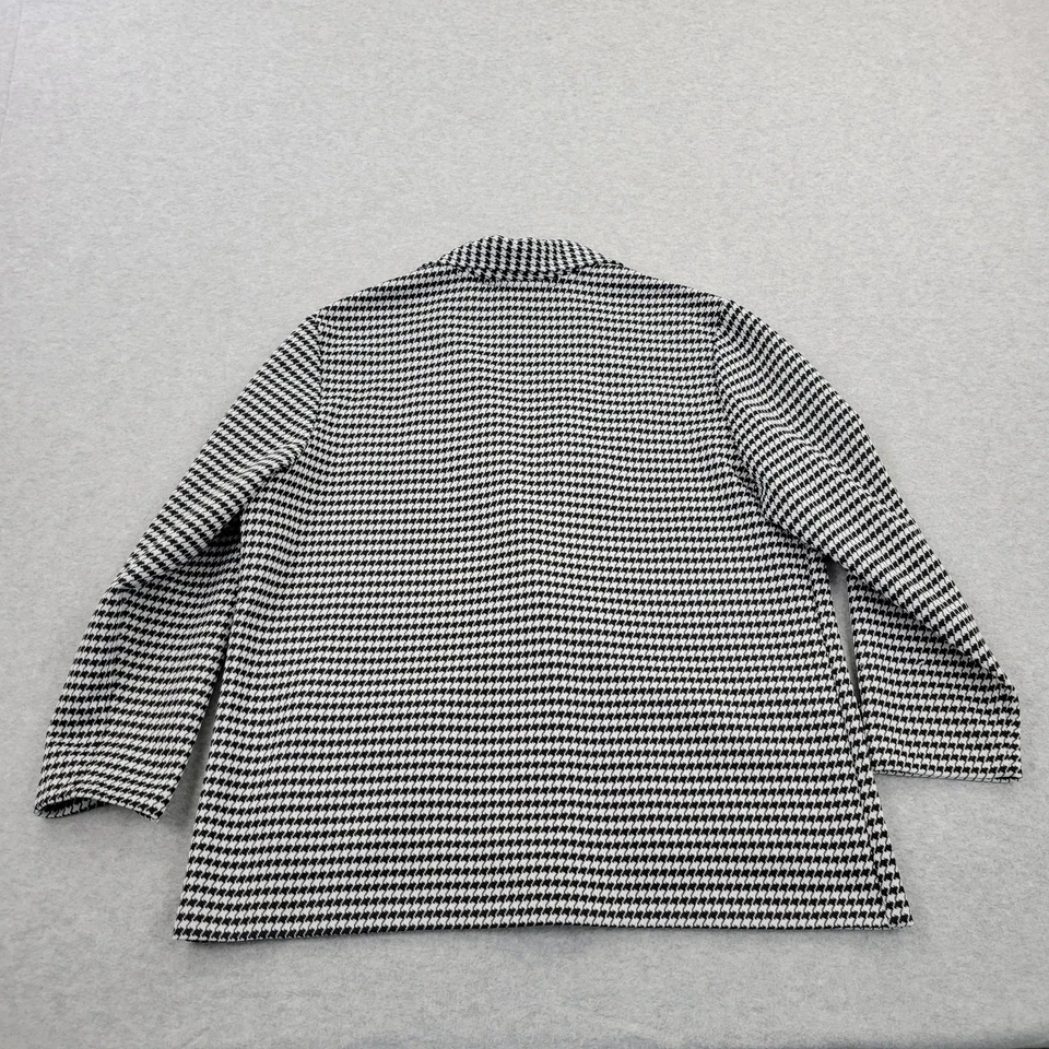 Blazer Haband Mujer 20 De Colección Negro Pata de Gallo EE. UU. Botón Dorado Manga Larga Foto 2 de 4