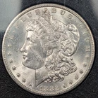 1882-CC Morgan Silver Dollar - GEM UNC RARE CARSON CITY Old Glory C&C 1c Auction