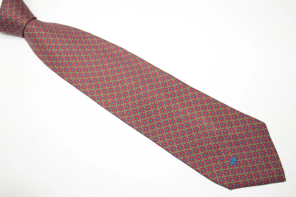 Gravata de seda VALENTINO F85732 fabricada na Itália - Imagem 2 de 4