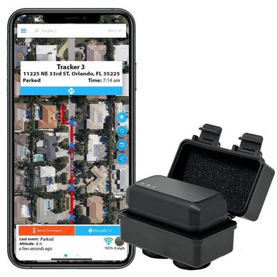 Optimus 3.0 GPS Tracker - with Heavy Duty Waterproof Case - Over 1 Month Battery