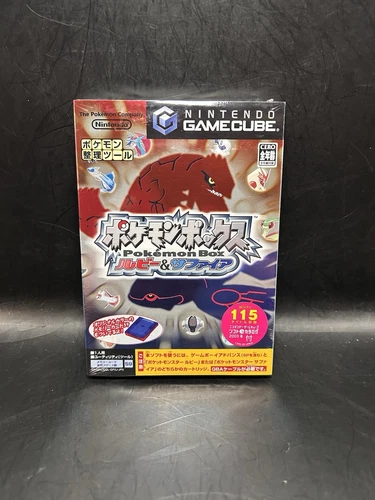 AUTHENTIC SEALED NEW GameCube Japanese Pokemon Box Ruby Sapphire US SELLER